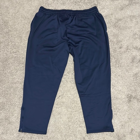 Adidas Mens Pull On Drawstring Athletic Track Pants Navy Blue Size 3XL - Picture 2 of 8
